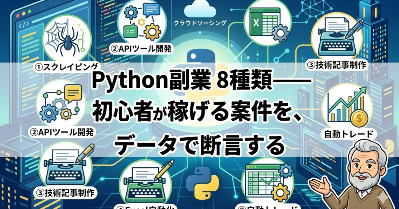 8 Types of Python Side Hustles: A 40-Year Veteran Engineer Uses Data to ...