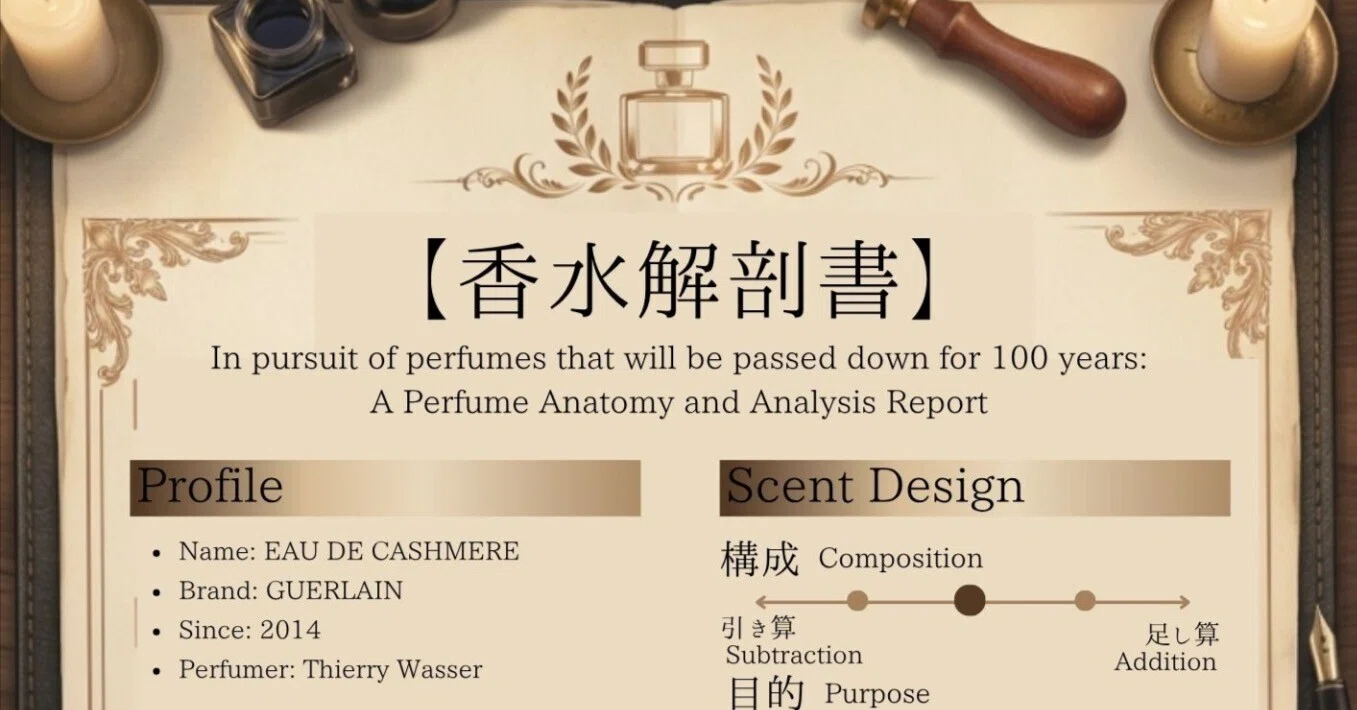 香水レビュー】EAU DE CASHMERE / GUERLAIN（オー デ カシミア