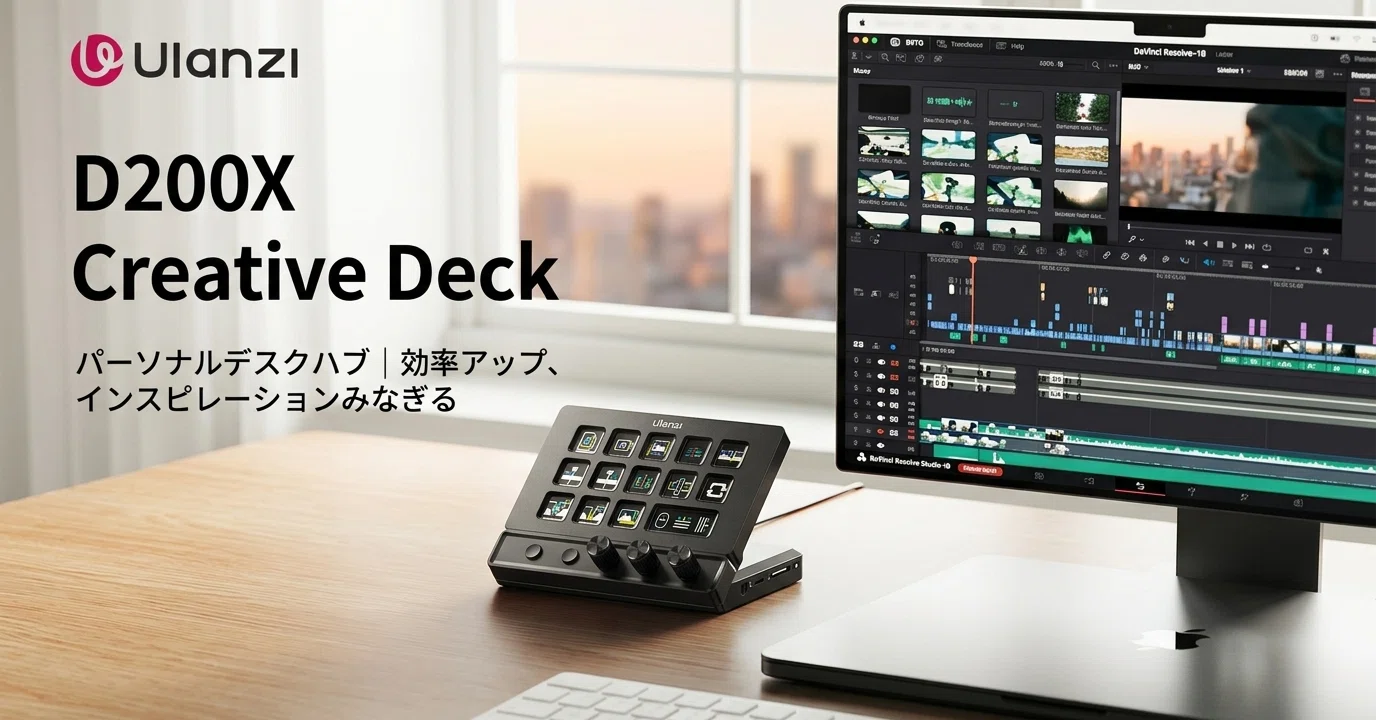 デスクすっきり】左手デバイスとUSBハブが合体!? コスパ最強の「Ulanzi