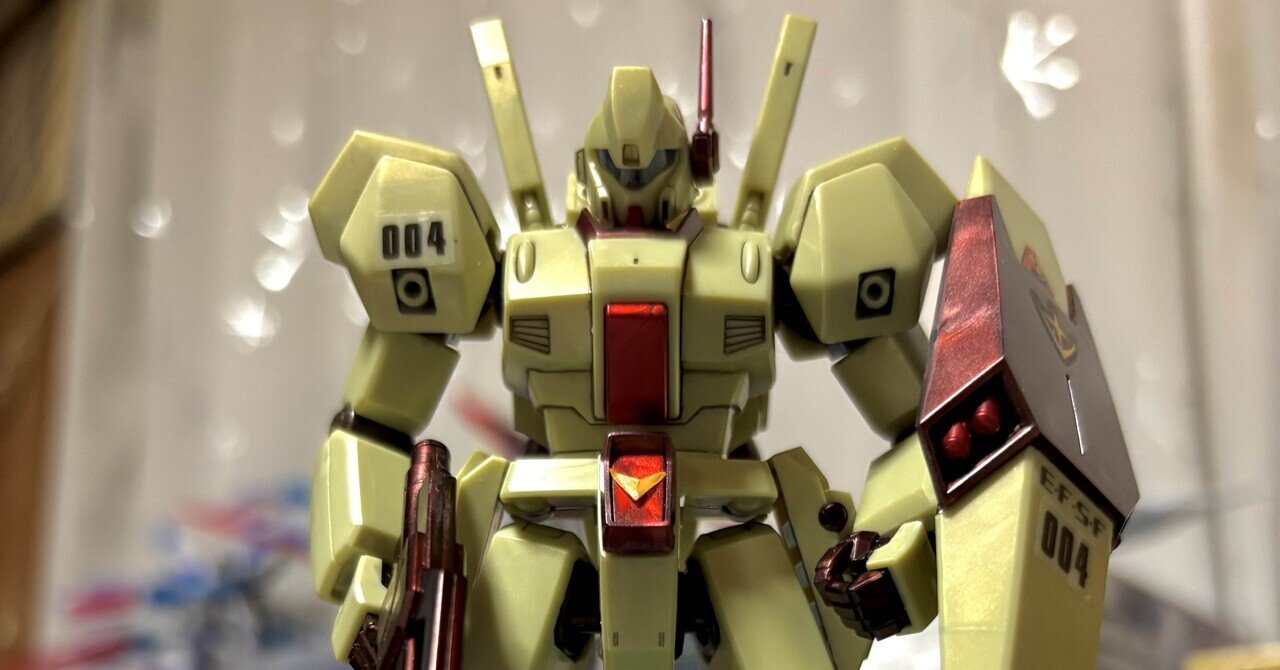 HG ジェガン（アクシズ・ショックイメージカラー）制作④｜完成｜らい