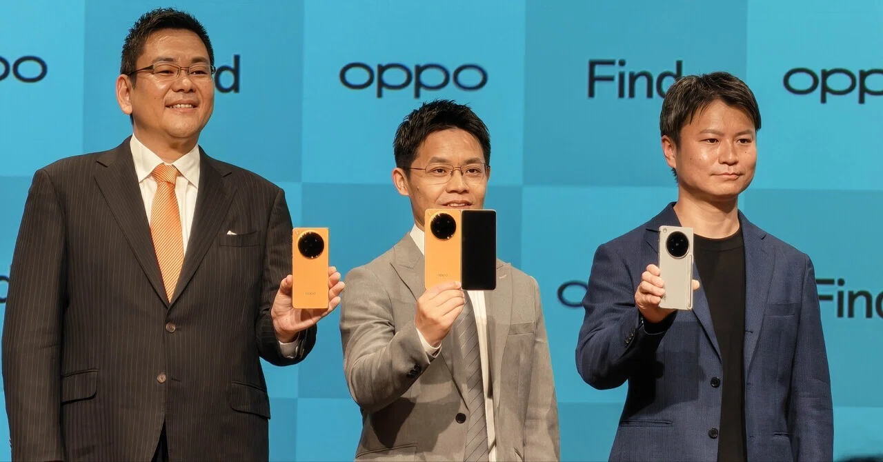OPPO Find N6が日本上陸。完成度の高さに、誰もが欲しくなる1台だ