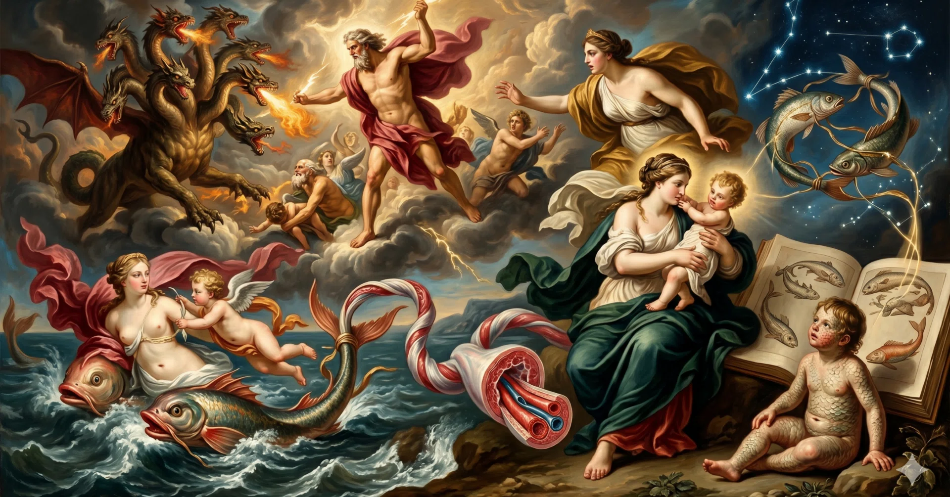 第94講】メソポタミアの大河と親子の絆。黄道12星座「魚座（Pisces