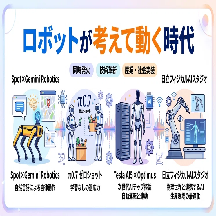フィジカルAI元年】ロボットが考えて動く時代がついに到来 — 2026年4月