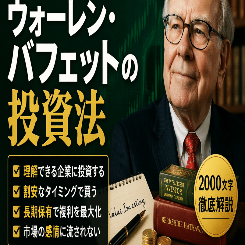 ウォーレン・バフェットから学ぶ投資法｜“一生使える思考”を徹底解説