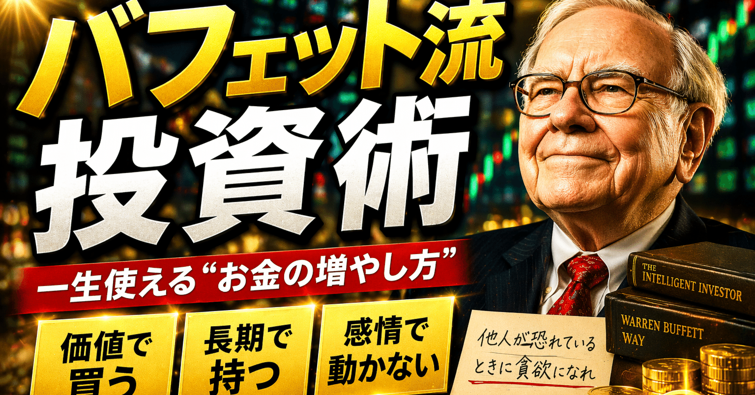 バフェット流投資術｜“一生使える”お金の増やし方｜なるほど大学！～株