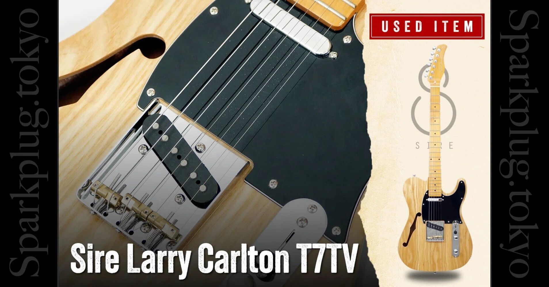 特選中古品！サイアーによるシンラインTLタイプ「Larry Carlton T7TV