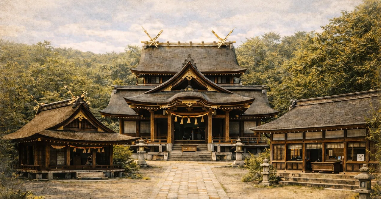 神社はいくつもの社殿からできている ー 社殿がつくる神社という空間｜ygn