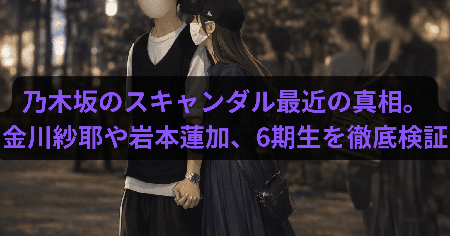 乃木坂 スキャンダル