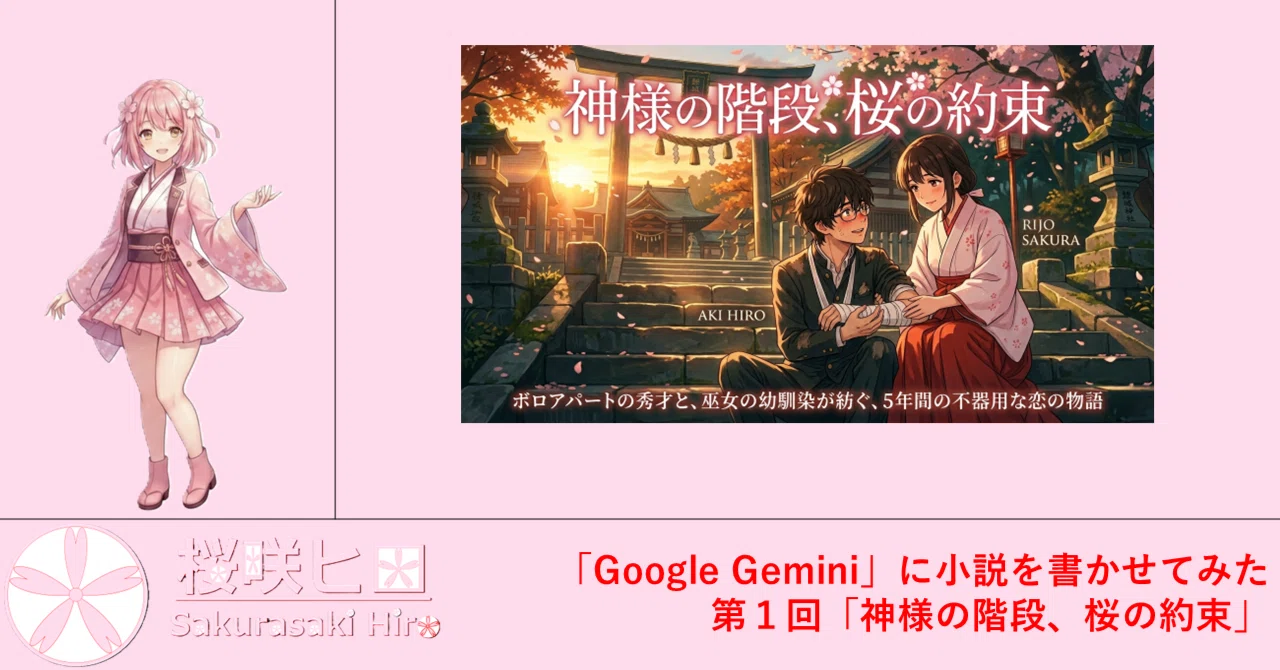 第1回】「Google Gemini」に小説を書かせてみた（作品コード：A001