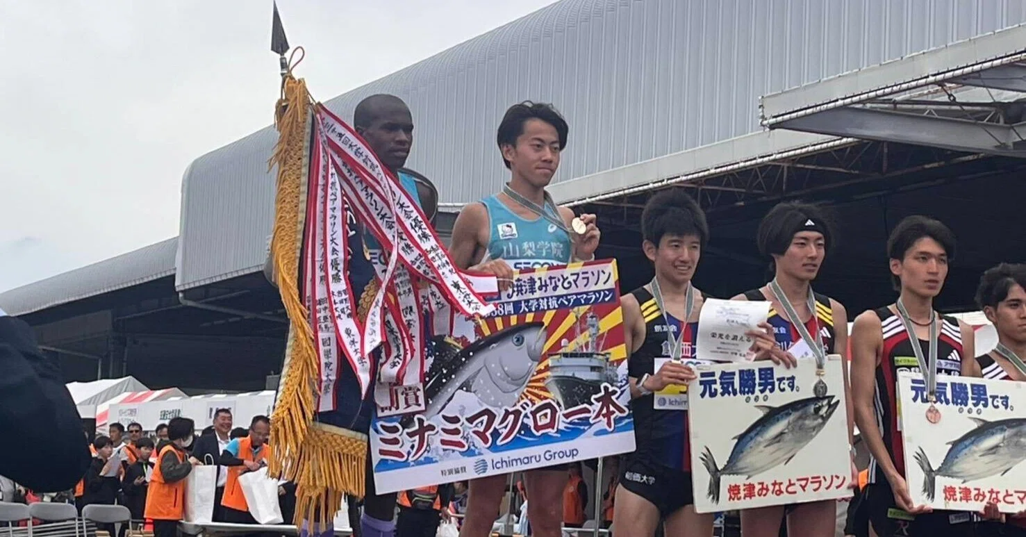 キピエゴが関東インカレ・ハーフマラソン初の4連覇。山梨学院大の