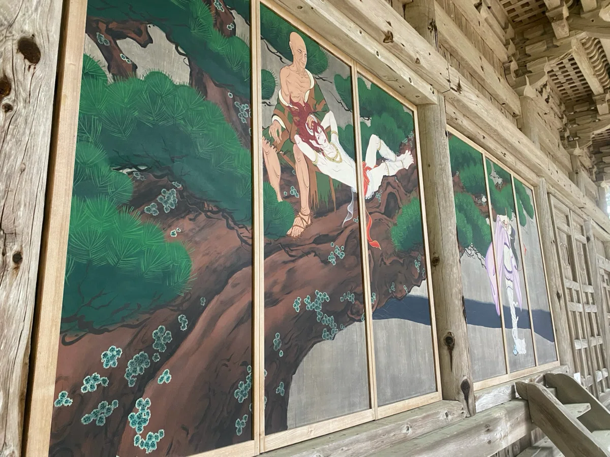 新潟県•燕市】古刹で仰天！？国上寺の「イケメン空想絵巻」を拝んでき