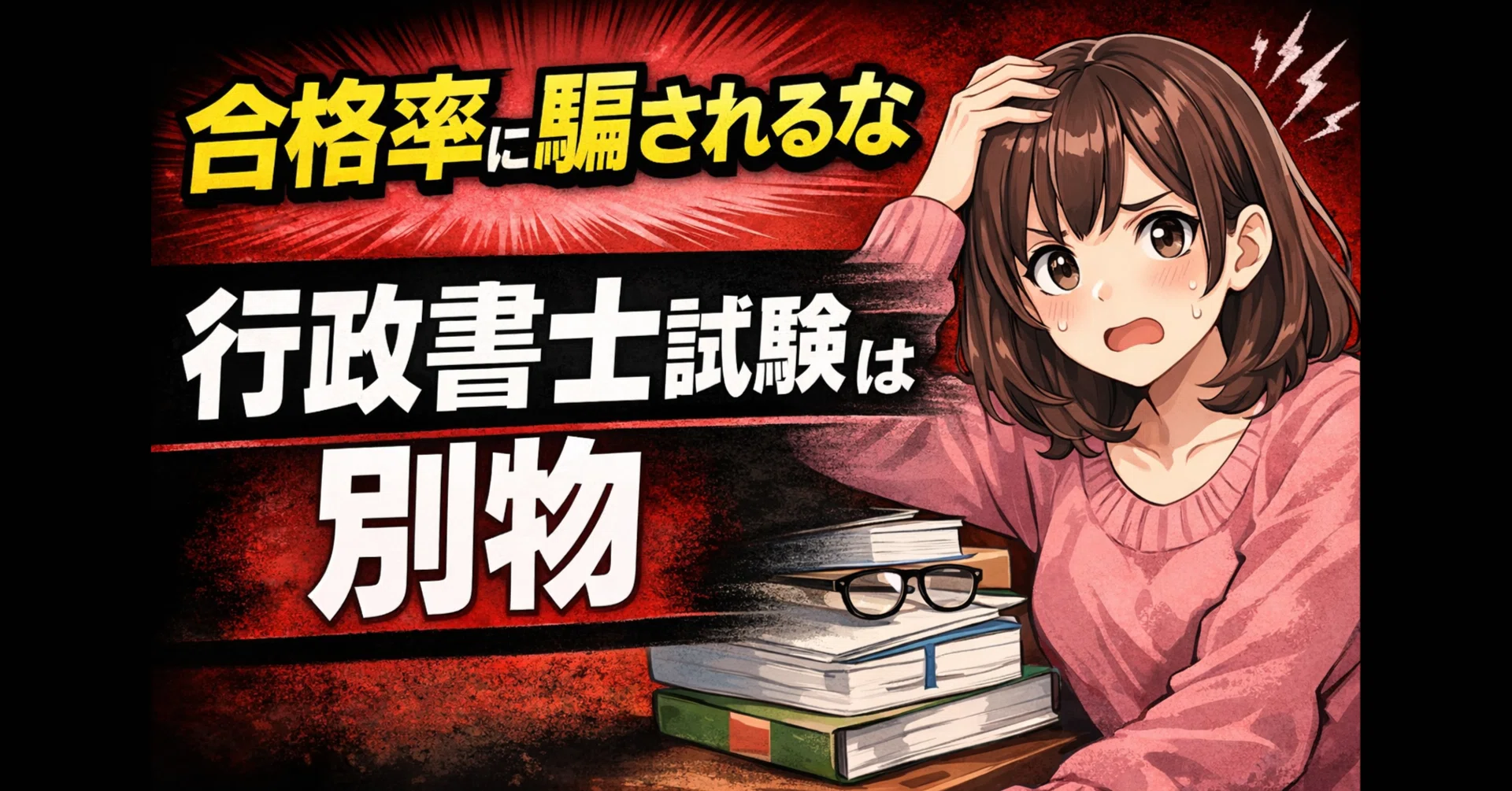 合格率に騙されるな！行政書士、舐めたら終わります｜ひろみん