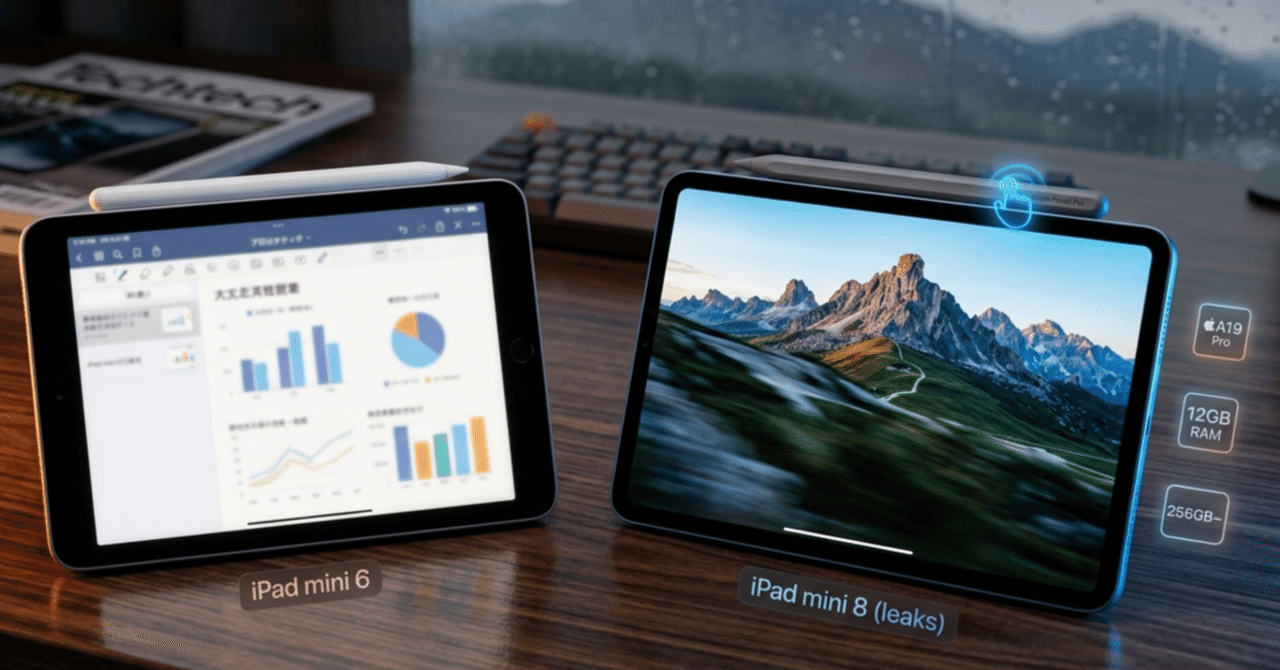 iPad mini6 とその他 6と何が違う？」iPad mini7（WiFiモデル）を買ったのでレビュー
