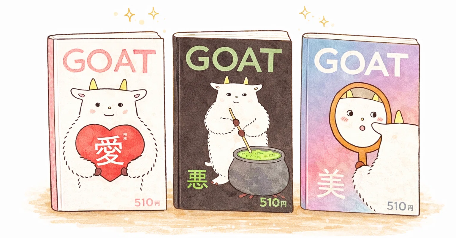 厚すぎる文芸誌GOATをまだ半分しか読めていない。本好きの幸せな悩み