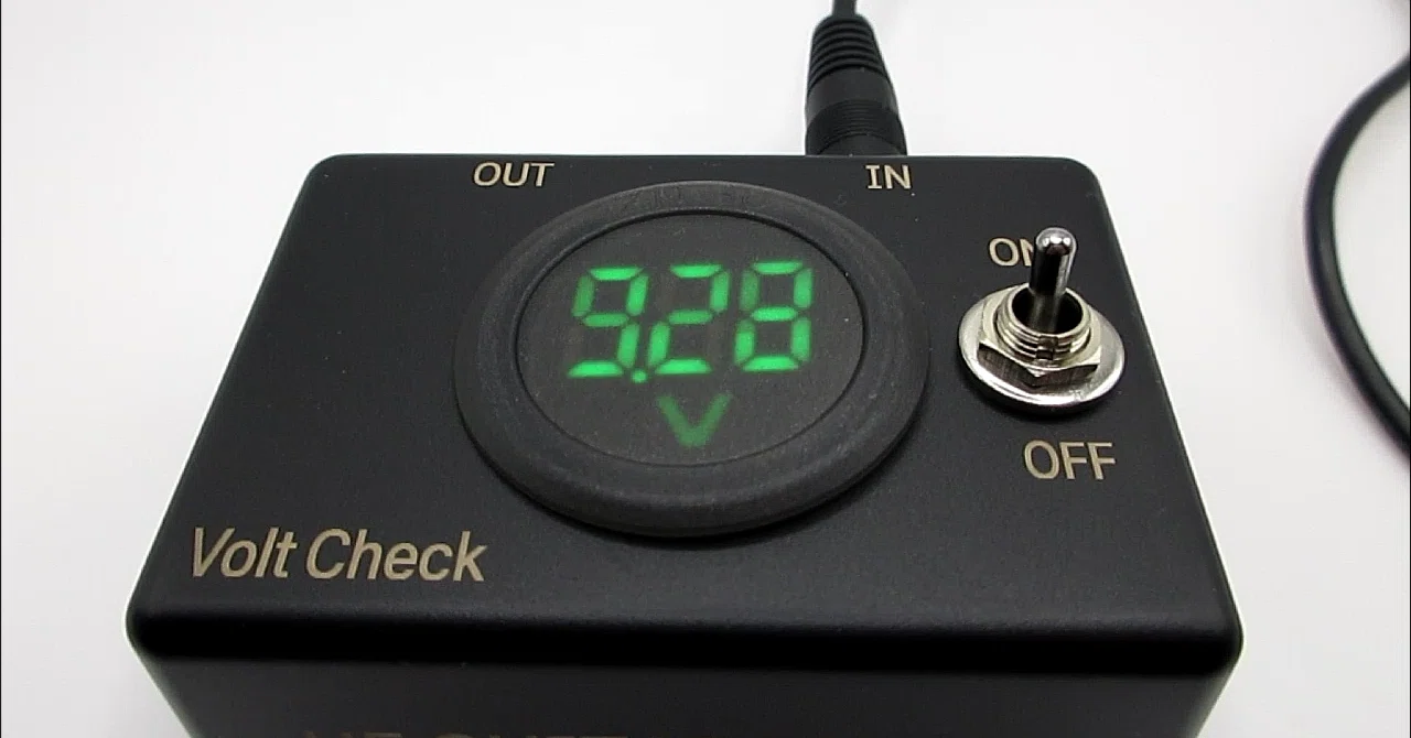 エフェクター　check チェック エフェクター電源用電圧チェッカー｜HF GUITAR EFFECT