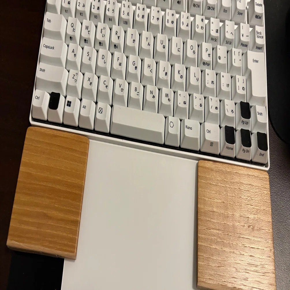 HHKB & Magic Trackpad ドッキングレスト Magic Keyboard & Magic Trackpad ドッキングトレイ + リストレスト PC