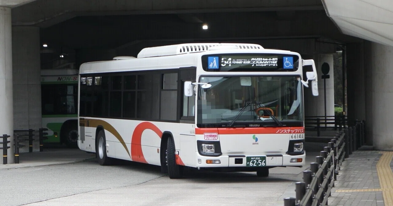 山陽バス】ラッシュ用ロングバス登場｜垂水の止利