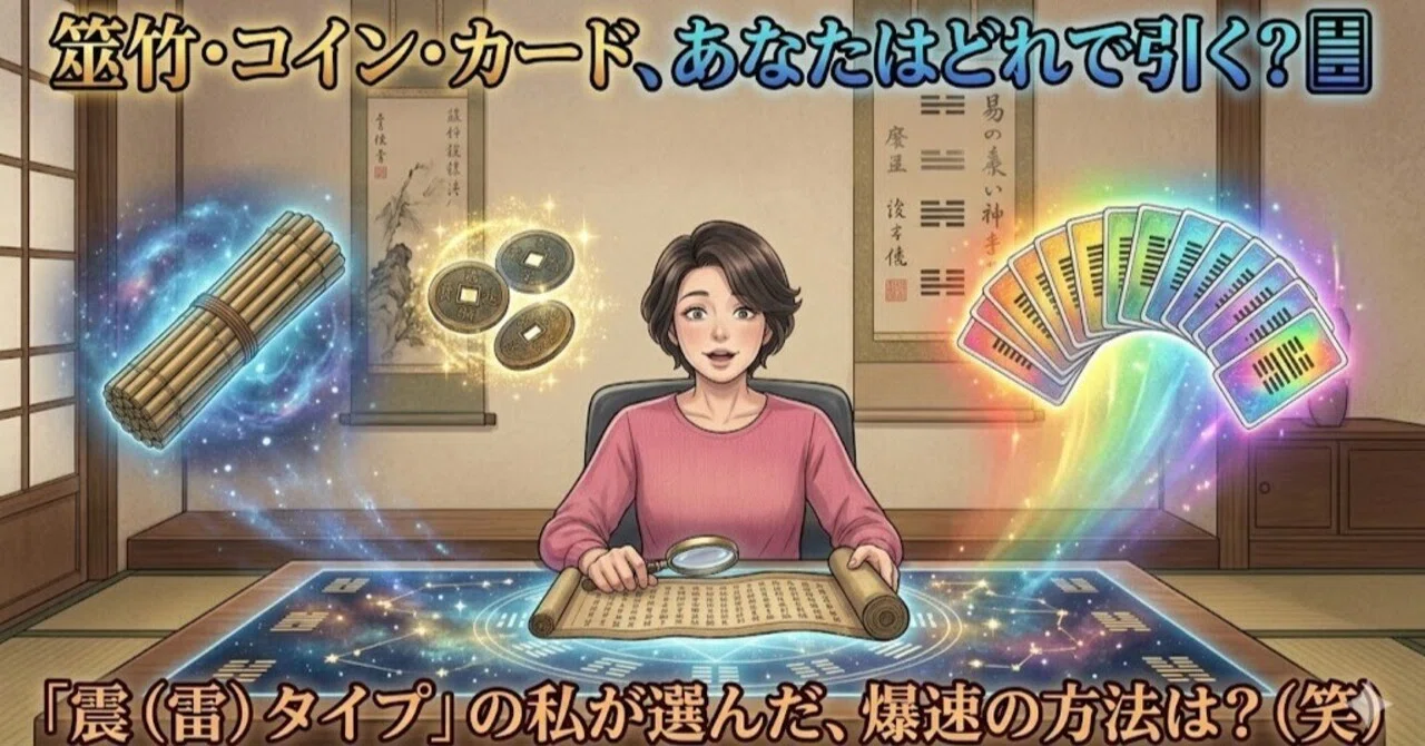 易経シリーズ・第9話：学ぶ編】易占いの実際のやり方——筮竹・コイン