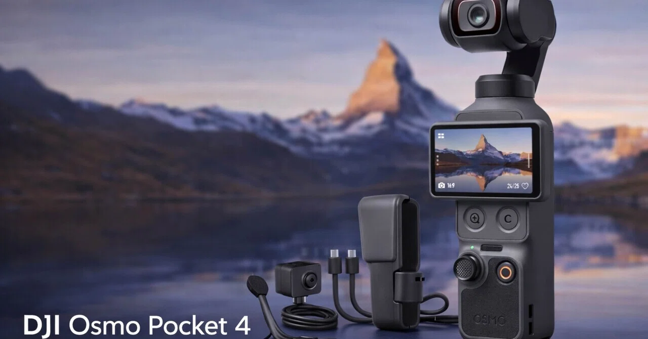 DJI Osmo Pocket 4 スタンダード コンボ、これ1台で「ちゃんと残せる