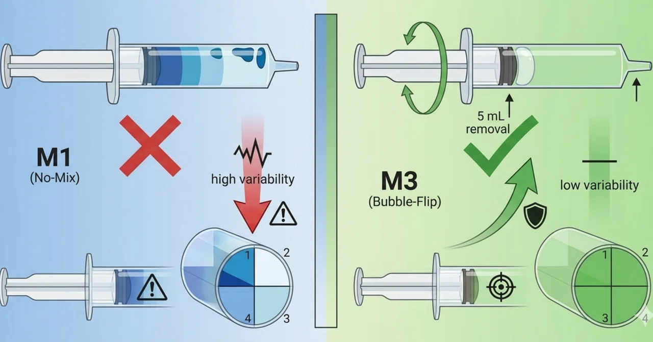 Paper memo: Inhomogeneity of noradrenaline levels in syringe pump ...
