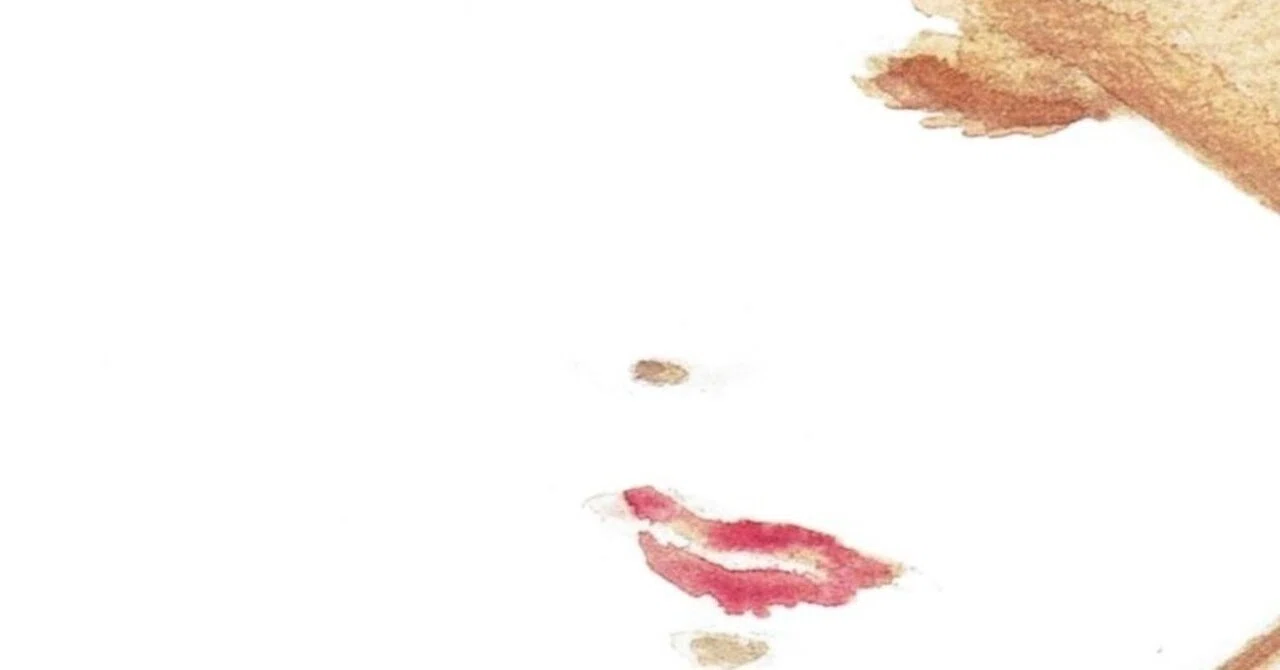 帽子の女』水彩画｜せきぞう、