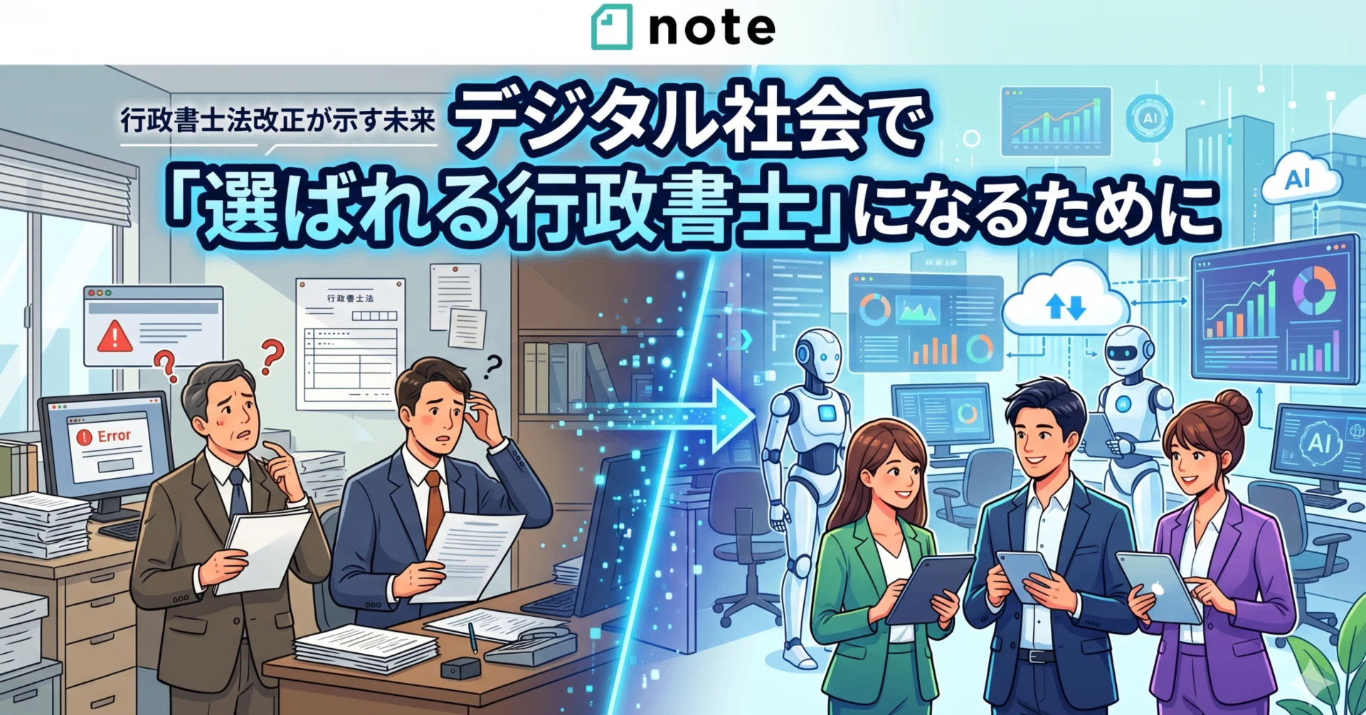 行政書士法改正が示す未来～デジタル社会で「選ばれる行政書士」になる