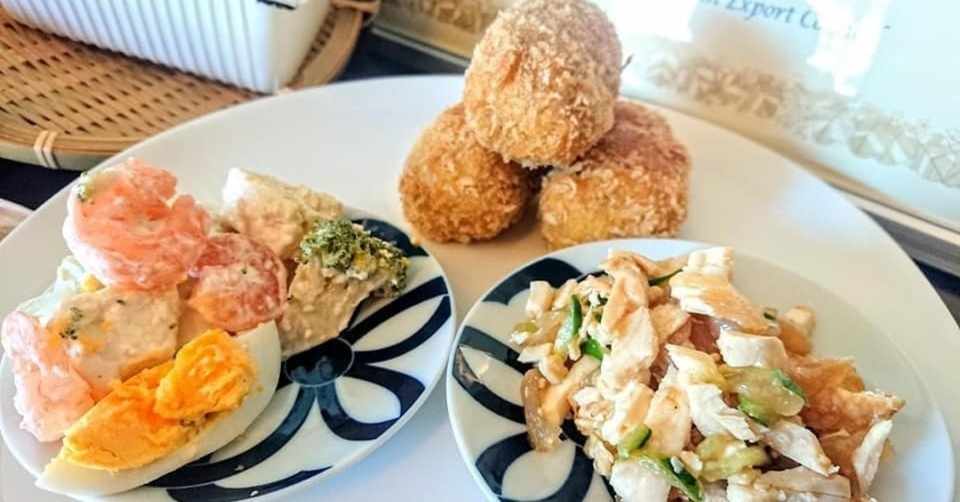 おからコロッケ 豆腐と海老のヨーグルトサラダ 厚揚げと鶏肉 クラゲの中華サラダ 豆腐つなぎチャレンジ Note