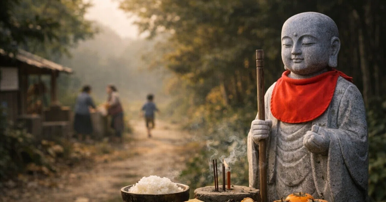 In Front of the Jizo｜宇宙田 とまる