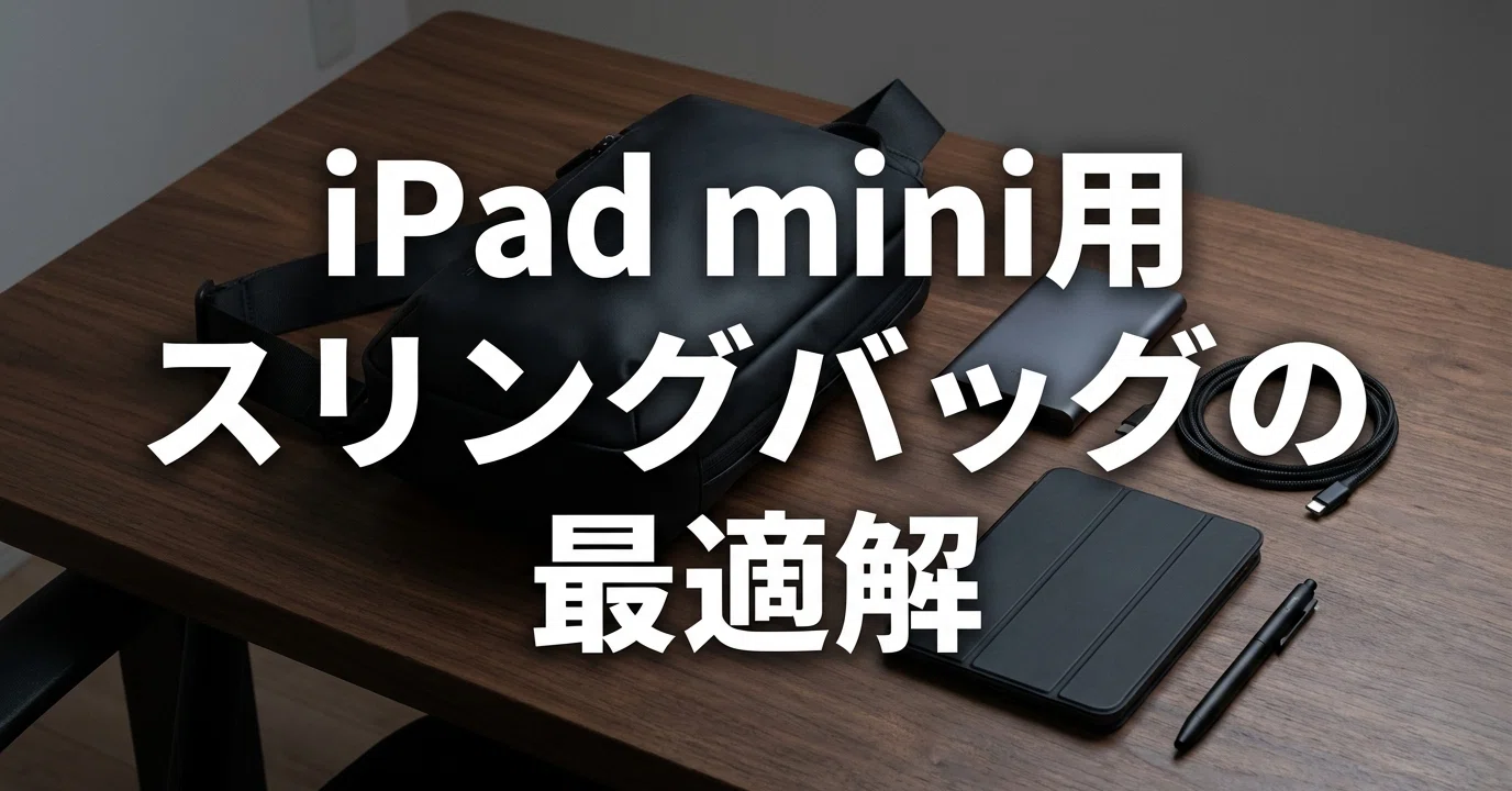 iPad mini 用スリングバッグの最適解NIID Radiant 2｜へちゃTech