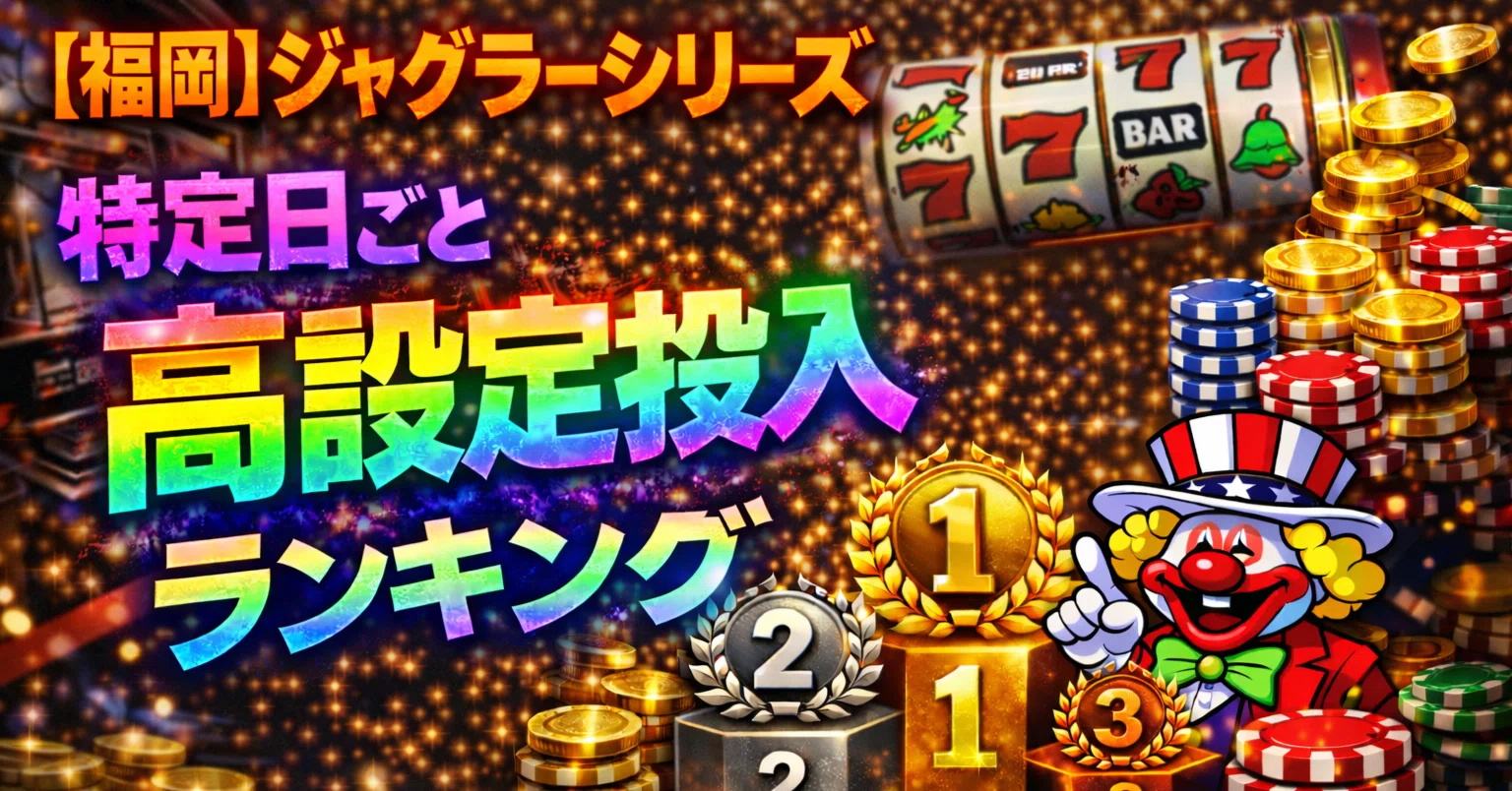 2026年版】各ジャグラーに設定が入る店舗ランキング（福岡編）｜お申さん