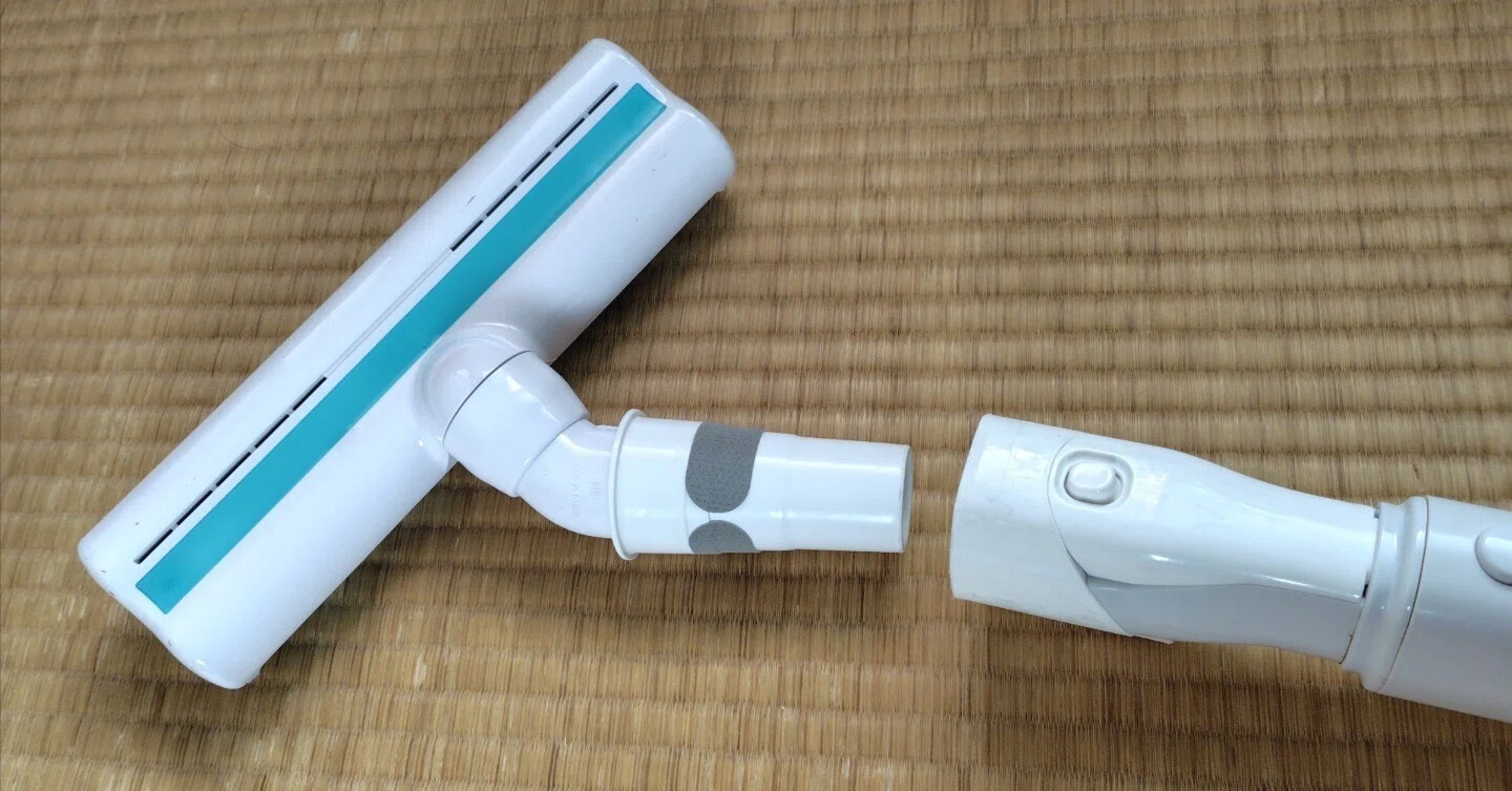 DIY パナソニック紙パック掃除機の、別売りふとん清潔ノズルを外れ