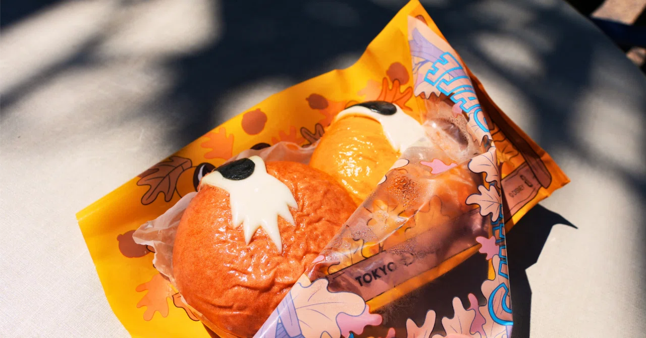 ディズニー食レポ】トニカクカワイイ！チップとデールまん(トマト