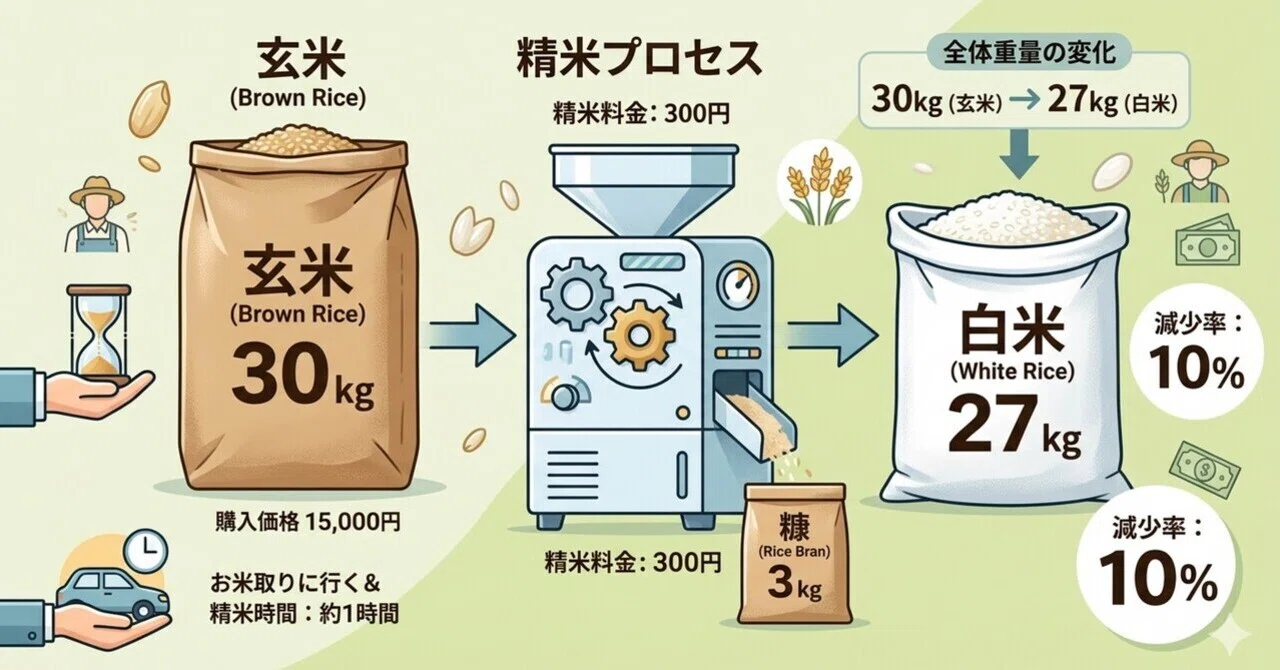 お米農家直送30kg 15,000円」は本当にお得？｜費用対効果|医療介護系 