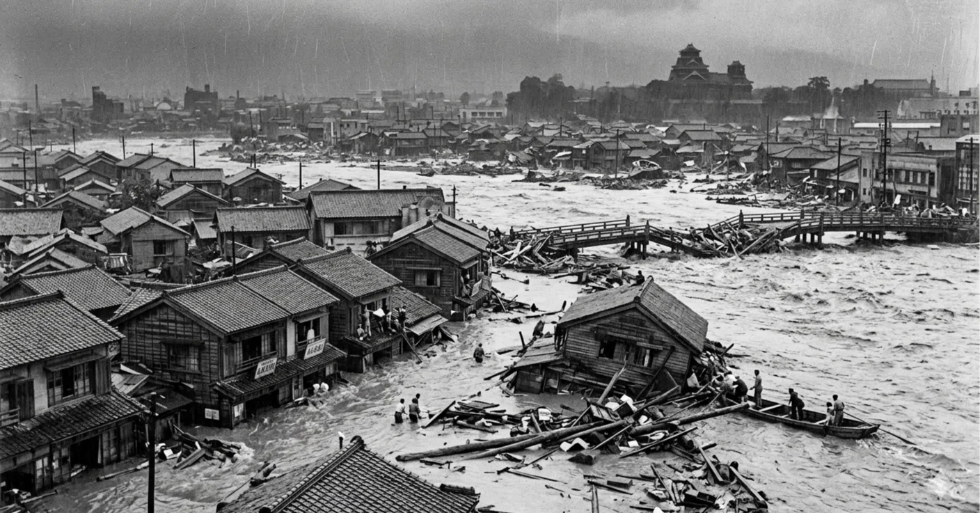 1953年（昭和28年）6月26日に発生した「白川大水害」（いわゆる「6.26