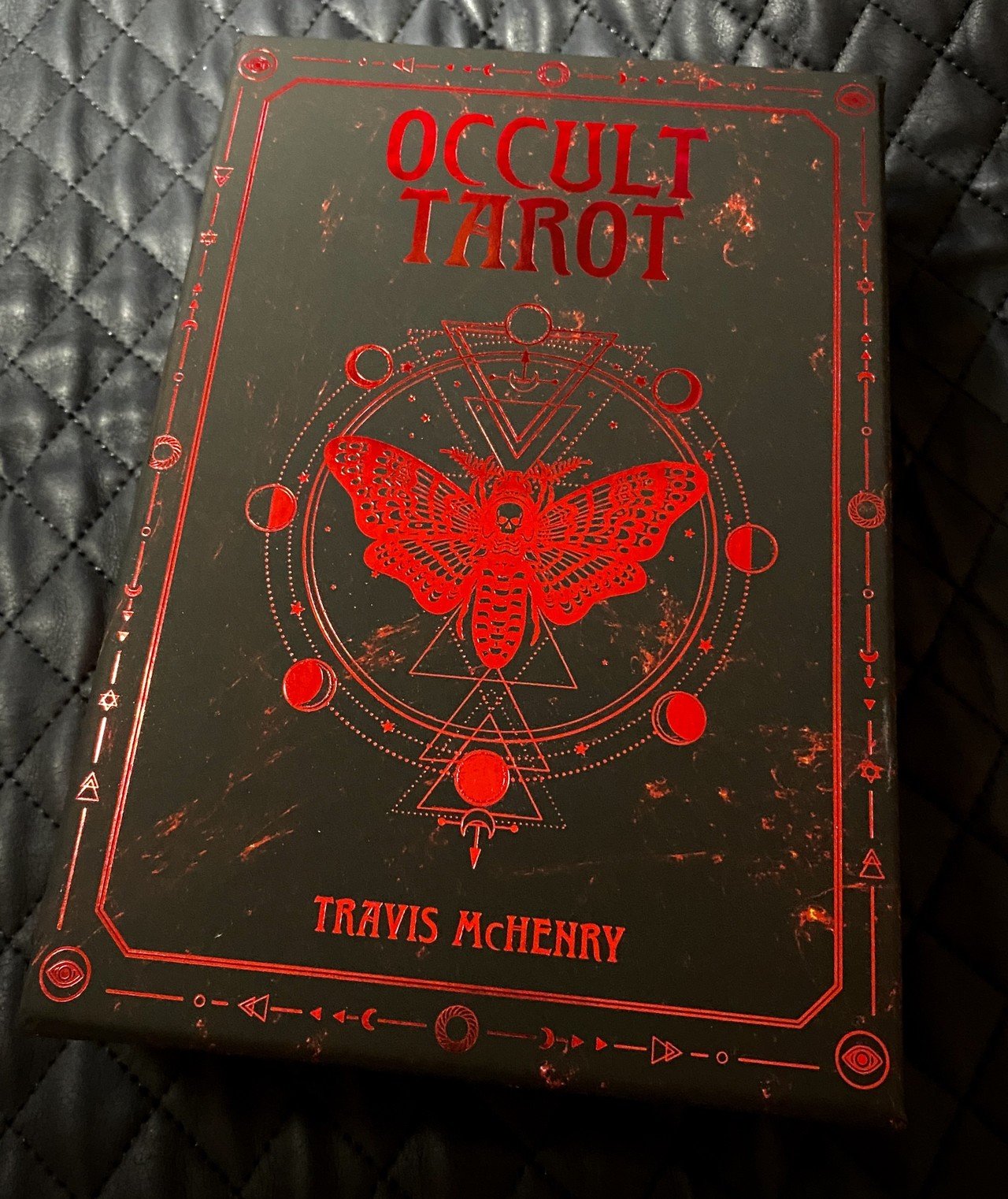 日本未入荷‼️超入手困難‼️豪華赤縁✨悪魔のタロット✨タロットカード☆オラクルカード 取り扱い注意 悪魔のカード！「OCCULT TAROT」｜星降夜子
