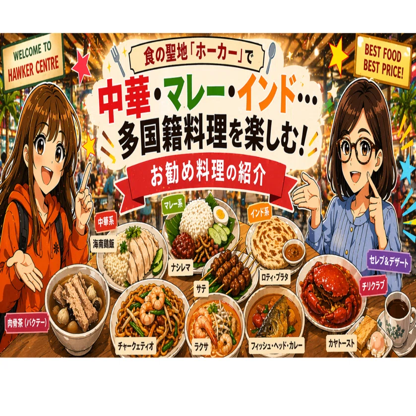15歳の田舎娘、単身世界78カ国へ！第6ヵ国目：シンガポール④食の聖地