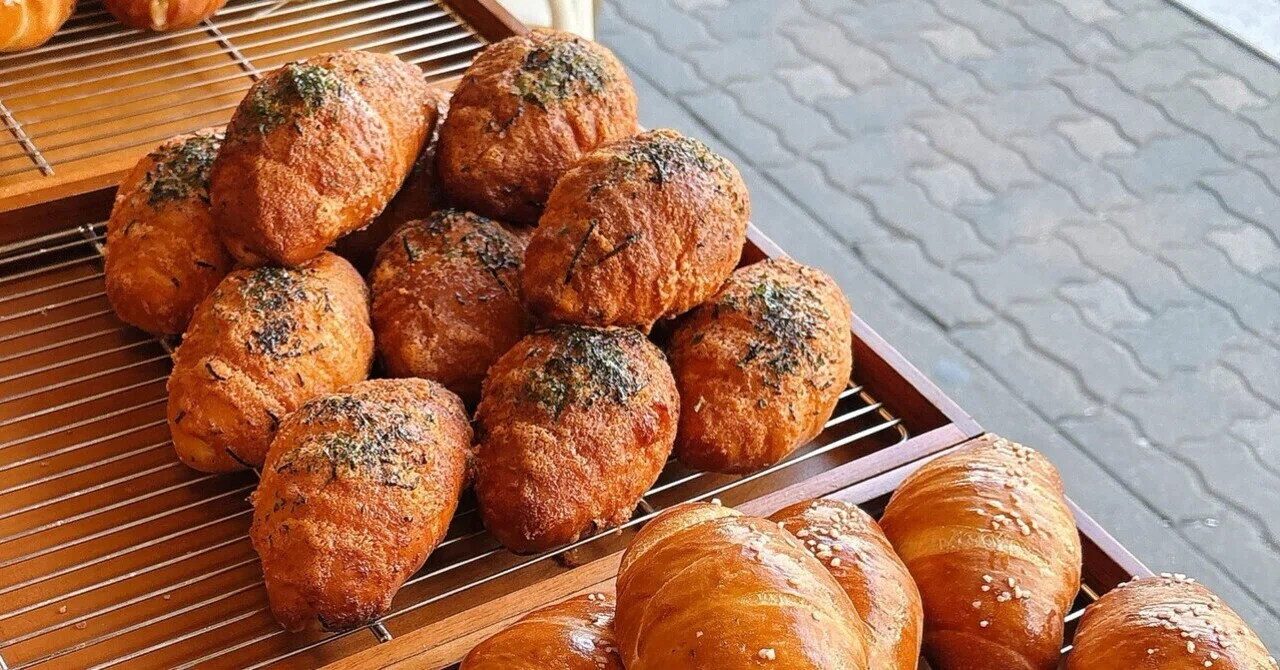 現地人もオープンラン！望遠市場の塩パン屋さん🥐🇰🇷｜しかにくちゃん