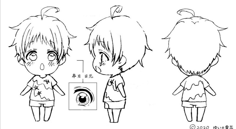 創作キャラで設定画 イラスト集を作る ゆいの雷花 フリーイラストレーター Note