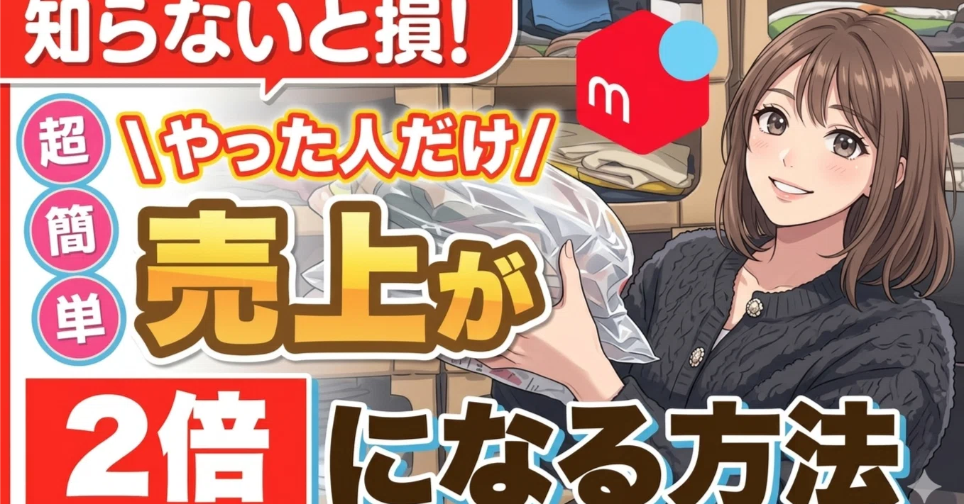 保存版】センス不要！メルカリの売上を2倍にする「売れる法則」3つの 