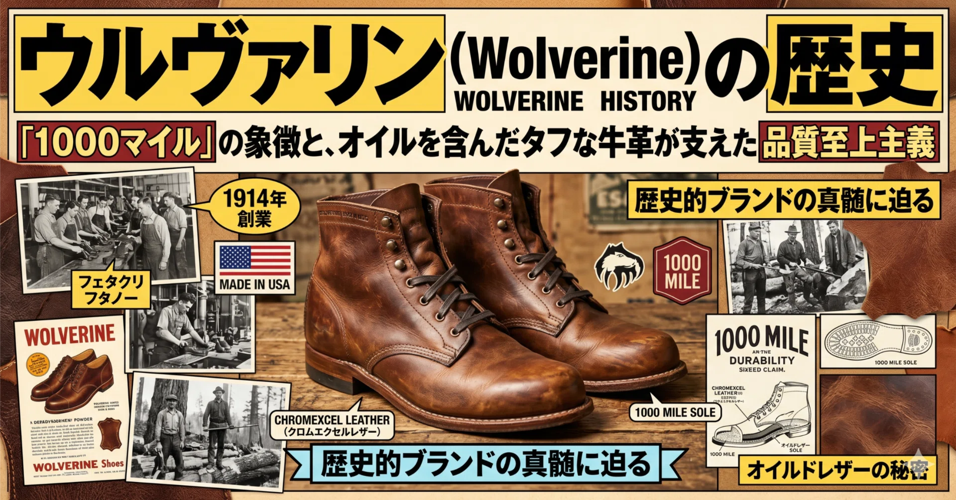 ウルヴァリン（Wolverine）の歴史。「1000マイル」の象徴と、オイルを