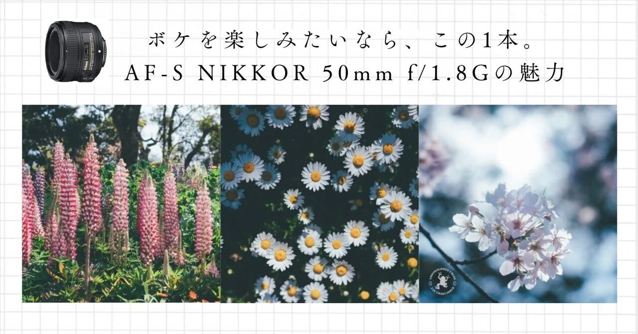 ボケを楽しみたいなら、この1本。AF-S NIKKOR 50mm f/1.8Gの魅力