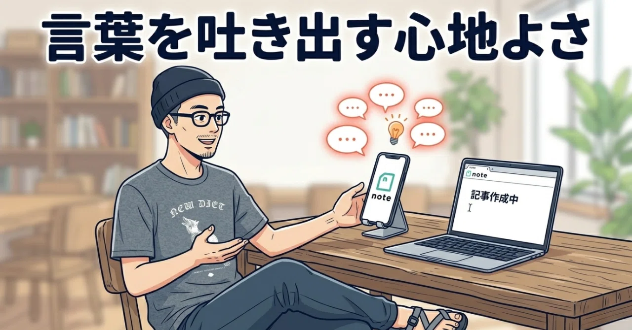 100日間、毎日書き続けて気づいた「言葉を吐き出す」心地よさ｜408｜40 