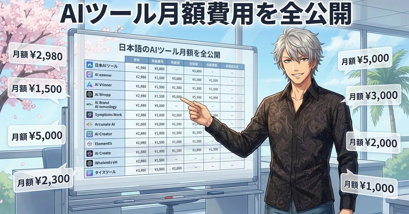 僕のAIツール月額費用を全公開する——月3万円で何ができるか|HIROKI 僕のAIツール月額費用を全公開する——月3万円で何ができるか|HIROKI