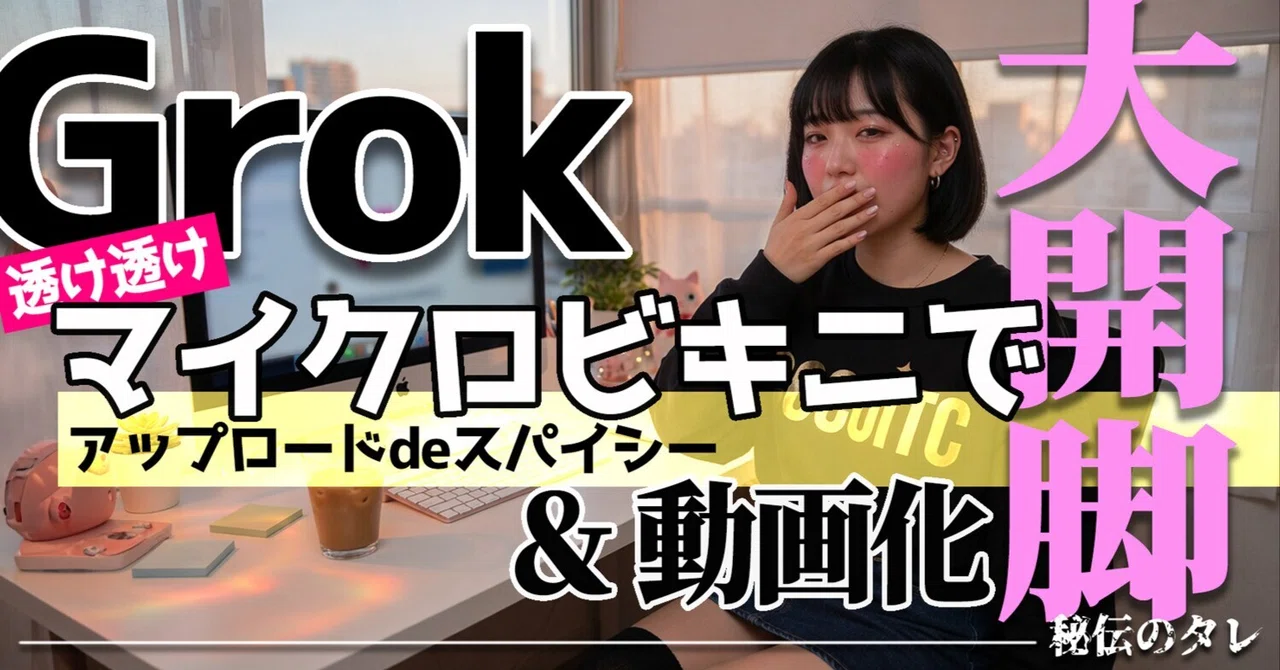 Cocoito 【Grok】 スケスケで踊る‼️アップロードdeスパイシー|そのまま使えるプロンプト|此糸 -cocoito-