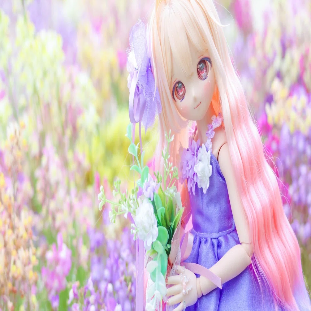 ドール撮影】お花畑のプリンセス｜なつき