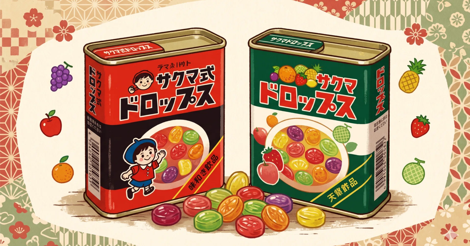 赤缶と緑缶、なぜ「サクマ」は二つあったのか？ 元祖国産ドロップスの