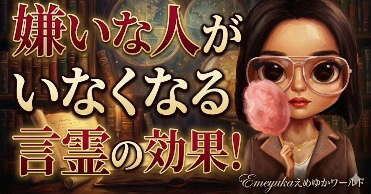 嫌い な 人 がい なくなる 言霊