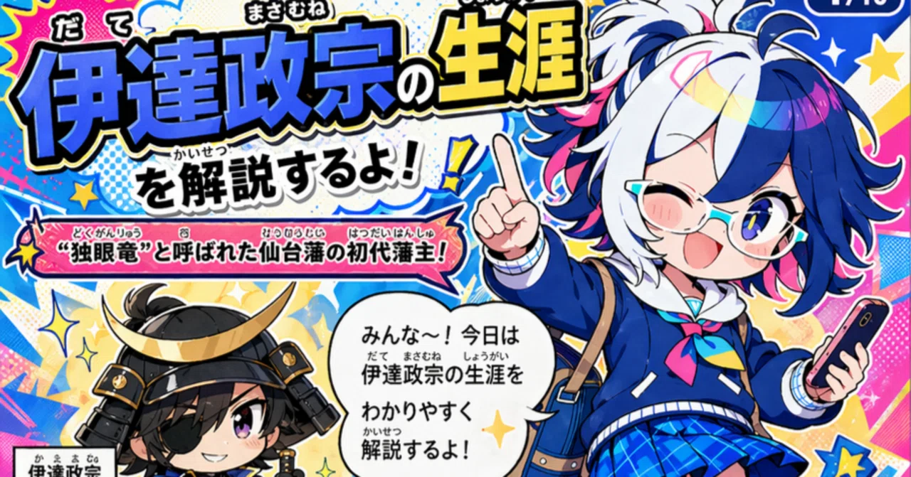 GPT Image-2のテスト 伊達政宗の生涯【無料漫画】｜minesan
