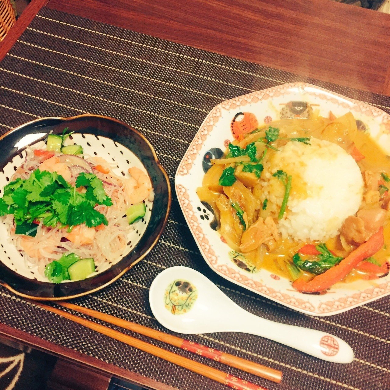 和食 洋食 中華に飽きたらしく タイ料理にはまり始めました 今日はカルディ で ジャスミンライスとライスヌードル 調味料などを購入 めちゃくちゃ楽しかったー 写真は昨日のお夕飯のタイカレーと春雨サラダ Ami Note 和食 洋食 中華に飽きたらしく タイ料理にはまり始めました 今日はカルディ で ジャスミンライスとライスヌードル 調味料などを購入 めちゃくちゃ楽しかったー 写真は昨日のお夕飯のタイカレーと春雨サラダ Ami Note