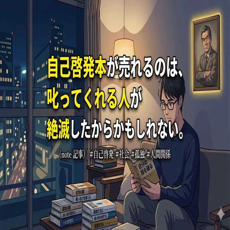 本　小説　エッセイ　自己啓発　バラ売り可 自己啓発本が売れるのは、叱ってくれる人が絶滅したからかもしれない